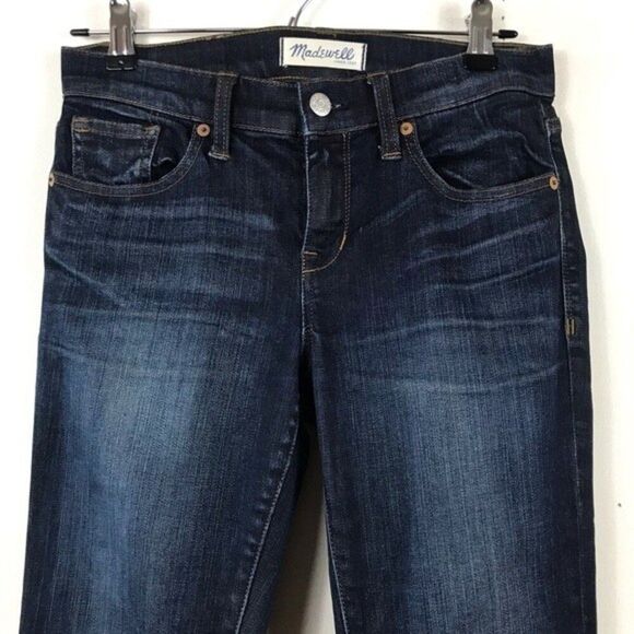 Madewell Jeans Skinny Skinny in Waterfall Wash Dark Blue Wash Women’s Size 26 - Picture 7 of 14